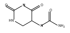 Urea, N-(hexahydro-2,4-dioxo-5-pyrimidinyl)- Struktur