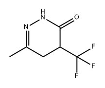 3(2H)-Pyridazinone, 4,5-dihydro-6-methyl-4-(trifluoromethyl)- Struktur