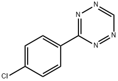 1,2,4,5-Tetrazine, 3-(4-chlorophenyl)- Struktur