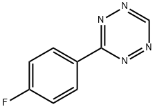 3-(p-Fluorphenyl)-s-tetrazin Struktur