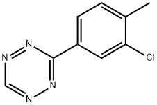 3-(3'-Chlor-p-tolyl)-s-tetrazin Struktur