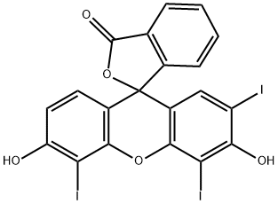 Spiro[isobenzofuran-1(3H),9'-[9H]xanthen]-3-one, 3',6'-dihydroxy-2',4',5'-triiodo-