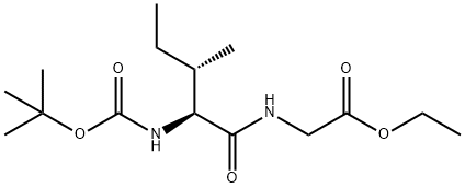 Glycine, N-[(1,1-dimethylethoxy)carbonyl]-L-isoleucyl-, ethyl ester