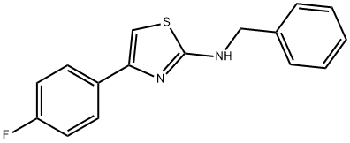 N-benzyl-4-(4-fluorophenyl)-1,3-thiazol-2-amine Struktur