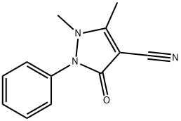 1H-Pyrazole-4-carbonitrile, 2,3-dihydro-1,5-dimethyl-3-oxo-2-phenyl-