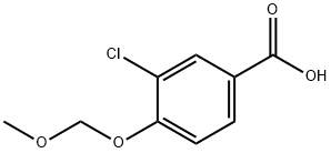 Benzoic acid, 3-chloro-4-(methoxymethoxy)- Struktur