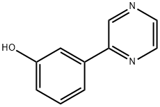 3-(2-吡嗪基)苯酚, 570432-61-0, 結(jié)構(gòu)式