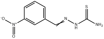 Hydrazinecarbothioamide, 2-[(3-nitrophenyl)methylene]- Struktur