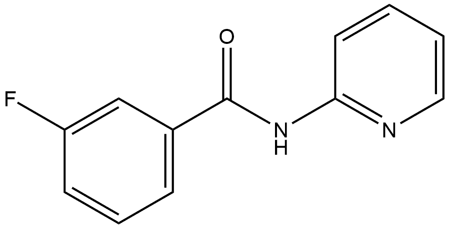 3-Fluoro-N-2-pyridinylbenzamide Struktur