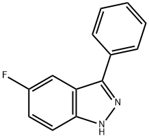 5-Fluoro-3-phenyl-1H-indazole Struktur