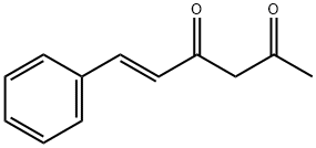 5-Hexene-2,4-dione, 6-phenyl-, (5E)- Struktur