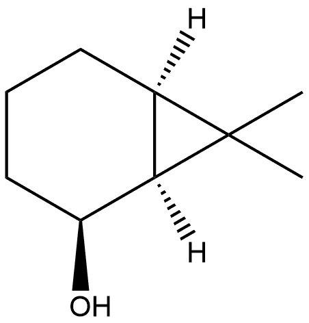 Bicyclo[4.1.0]heptan-2-ol, 7,7-dimethyl-, [1S-(1α,2β,6α)]- (9CI) Struktur