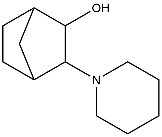 Bicyclo[2.2.1]heptan-2-ol, 3-(1-piperidinyl)-, (2-endo,3-exo)- (9CI) Struktur