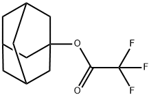 Acetic acid, 2,2,2-trifluoro-, tricyclo[3.3.1.13,7]dec-1-yl ester Struktur