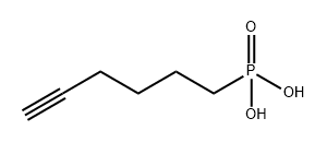 Phosphonic acid, 5-hexynyl- (9CI) Struktur