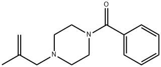 Methanone, [4-(2-methyl-2-propen-1-yl)-1-piperazinyl]phenyl- Struktur