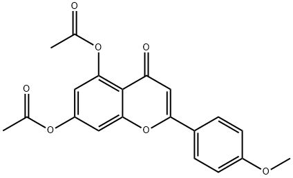 4H-1-Benzopyran-4-one, 5,7-bis(acetyloxy)-2-(4-methoxyphenyl)-