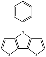 4H-Dithieno[3,2-b:2',3'-d]pyrrole, 4-phenyl- Struktur