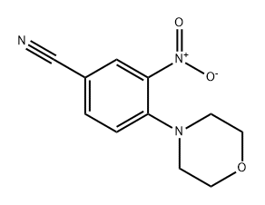 Benzonitrile, 4-(4-morpholinyl)-3-nitro- Struktur