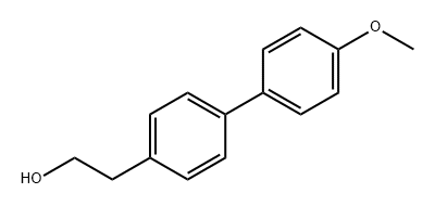 [1,1'-Biphenyl]-4-ethanol, 4'-methoxy- Struktur