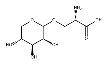 Serine, O-xylopyranosyl- (8CI,9CI) Struktur