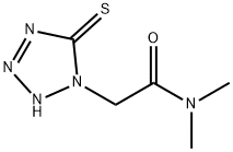 1H-Tetrazole-1-acetamide, 2,5-dihydro-N,N-dimethyl-5-thioxo- Struktur