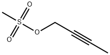 2-Butyn-1-ol, 1-methanesulfonate Struktur