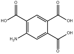 1,2,4-Benzenetricarboxylic acid, 5-amino- Struktur