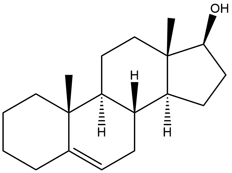 Androst-5-en-17-ol, (17β)- Struktur