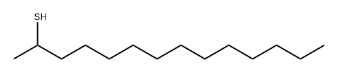 2-tetradecanethiol Struktur