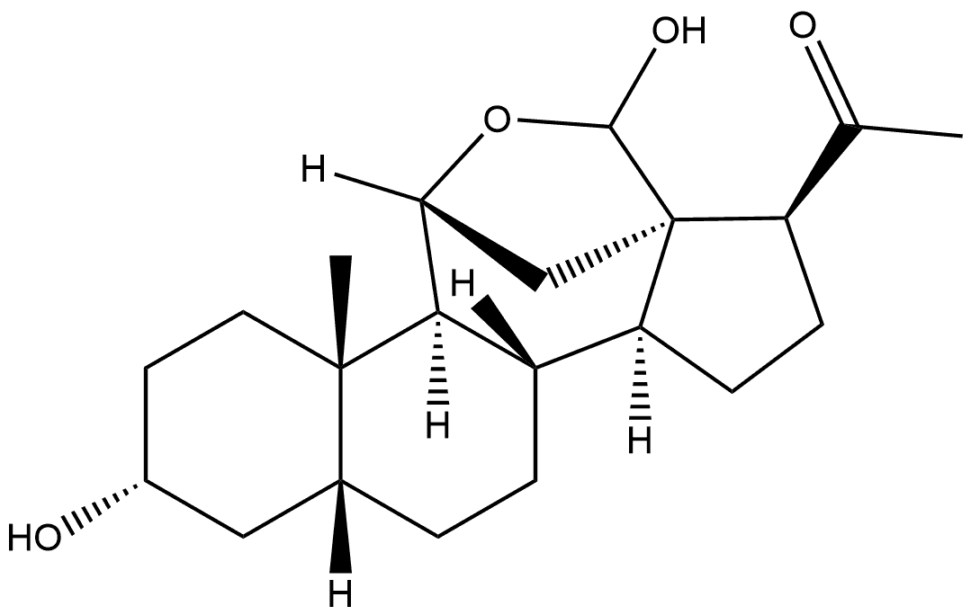 21-deoxytetrahydroaldosterone Struktur