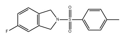 1H-Isoindole, 5-fluoro-2,3-dihydro-2-[(4-methylphenyl)sulfonyl]- Struktur