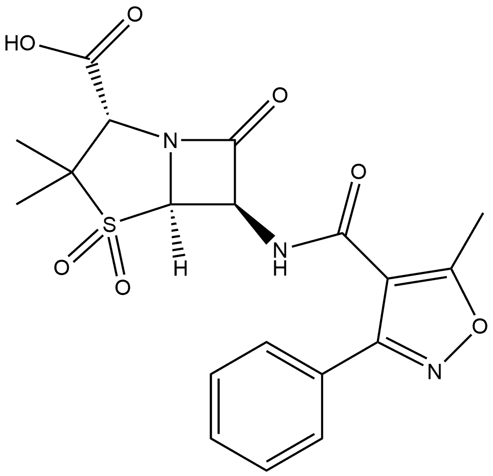 Oxacillin Impurity 2 Struktur