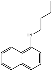 1-Naphthalenamine, N-butyl- Struktur