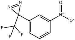 3-(3-Nitrophenyl)-3-(trifluoromethyl)-3H-diazirene Struktur