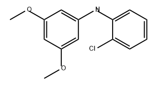 Benzenamine, N-(2-chlorophenyl)-3,5-dimethoxy- Struktur