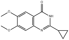 4(3H)-Quinazolinone, 2-cyclopropyl-6,7-dimethoxy- Struktur