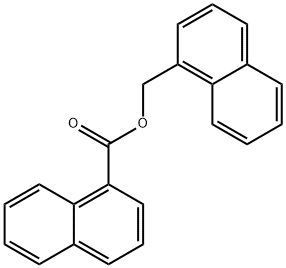 1-Naphthalenecarboxylic acid (1-naphthalenyl)methyl ester Struktur