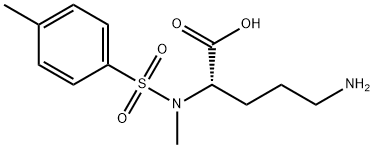 L-Ornithine, N2-methyl-N2-[(4-methylphenyl)sulfonyl]- Struktur