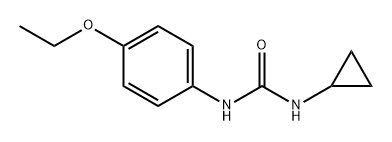 Urea, N-cyclopropyl-N'-(4-ethoxyphenyl)- Struktur