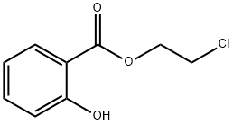 Benzoic acid, 2-hydroxy-, 2-chloroethyl ester Struktur