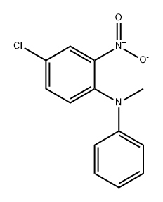 Benzenamine, 4-chloro-N-methyl-2-nitro-N-phenyl- Struktur