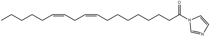 1H-Imidazole, 1-(1-oxo-9,12-octadecadienyl)-, (Z,Z)- (9CI) Struktur