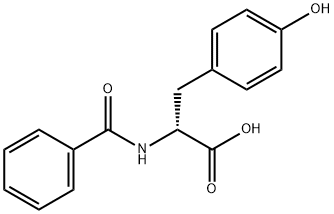 D-Tyrosine, N-benzoyl- Struktur