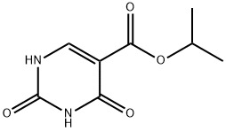 5-Pyrimidinecarboxylic acid, 1,2,3,4-tetrahydro-2,4-dioxo-, 1-methylethyl ester Struktur