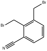 Benzonitrile, 2,3-bis(bromomethyl)- Struktur