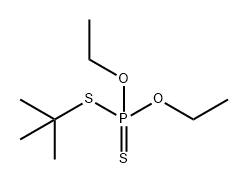 Phosphorodithioic acid, S-(1,1-dimethylethyl) O,O-diethyl ester