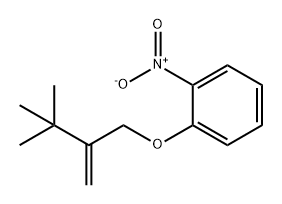 Benzene, 1-(3,3-dimethyl-2-methylenebutoxy)-2-nitro- Struktur