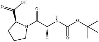 L-Proline, N-[(1,1-dimethylethoxy)carbonyl]-D-alanyl- Struktur