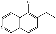 Isoquinoline, 5-bromo-6-ethyl- Struktur